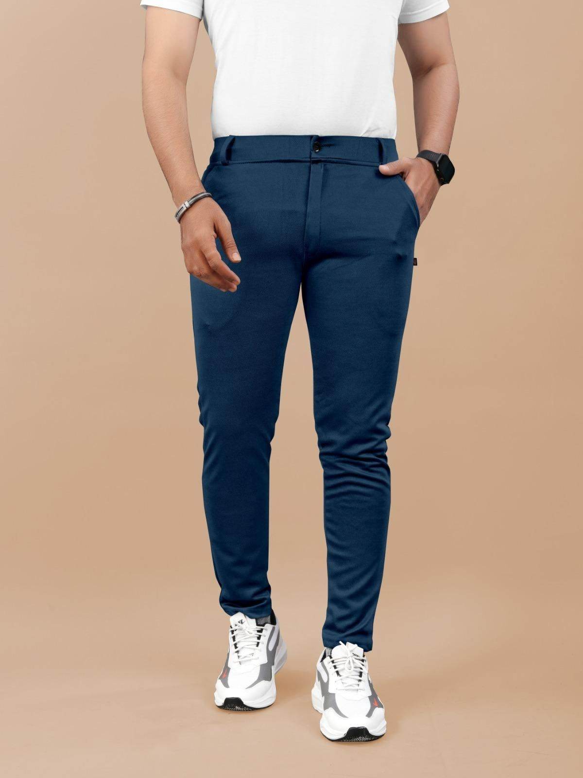 High Elasticity Men's Classic Pants 3Pack - Shopper Square