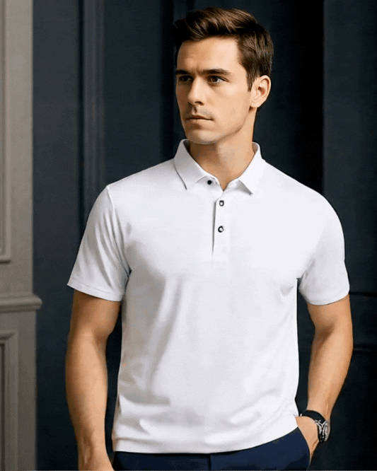 Mens Polo T-Shirt Poly Matte Solid Pack Of 4