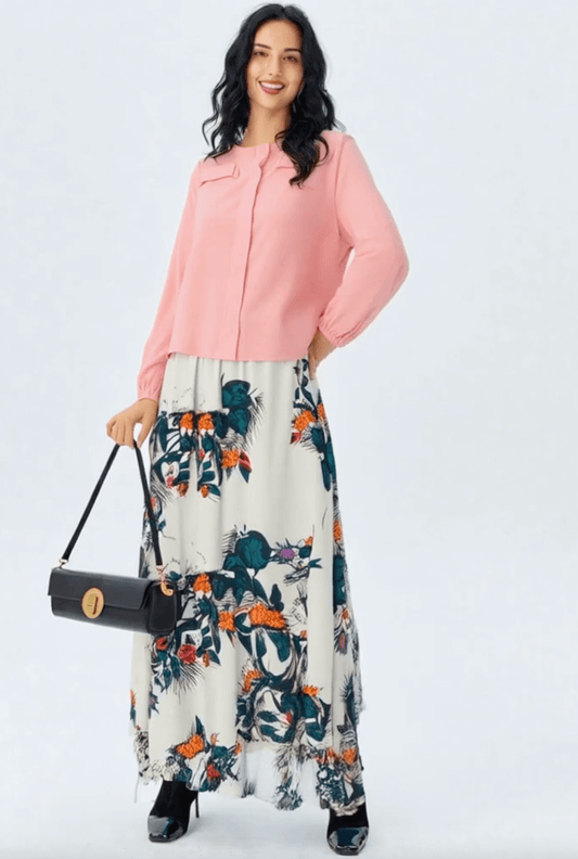 Women's Rayon Top with Skirt